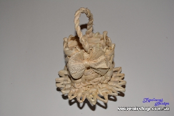 Корзина из кукурузных листьев 7