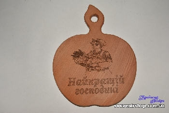 Разделочная доска с надписью 69